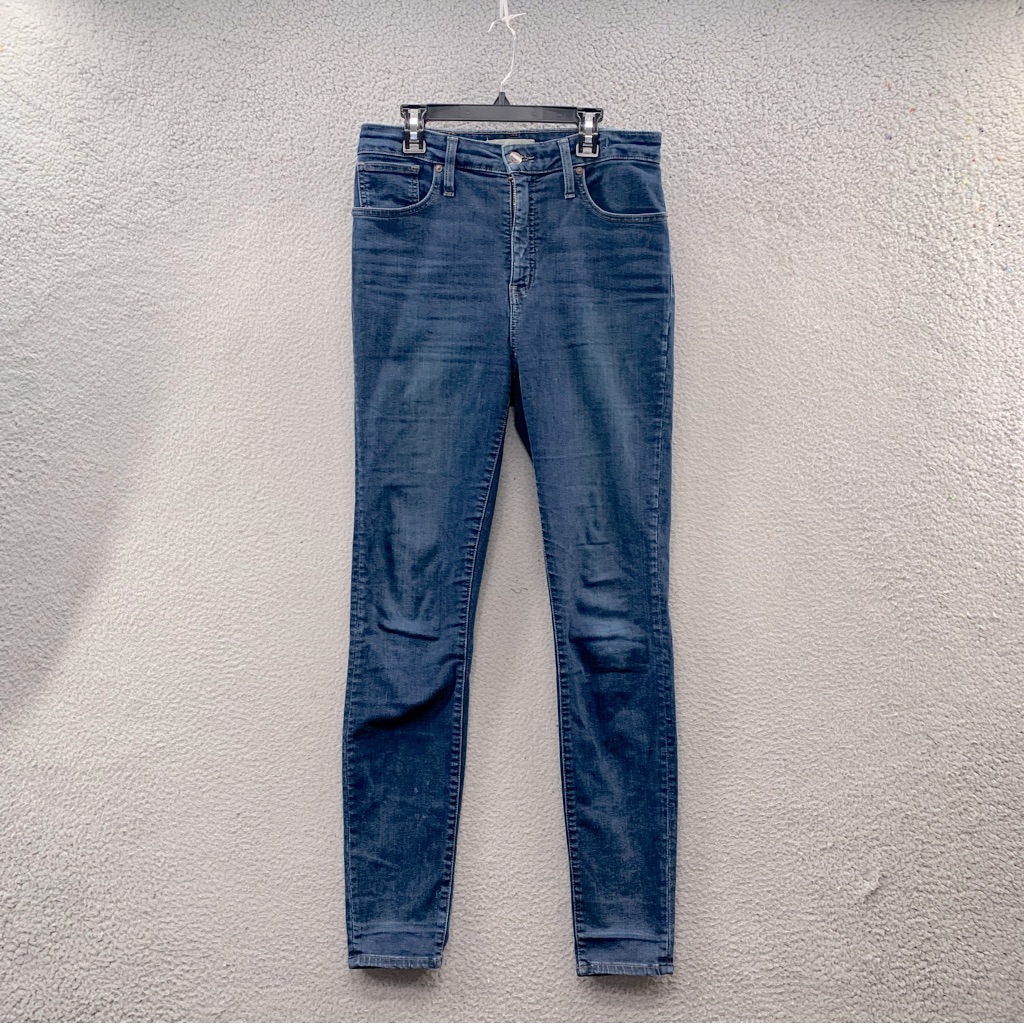 Madewell Curvy High-Rise Skinny Jeans Womens Size 29 Dark Wash Blue Denim Pants